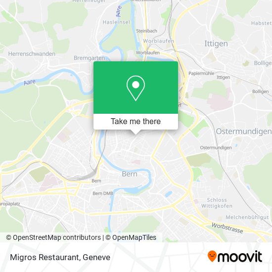 Migros Restaurant map