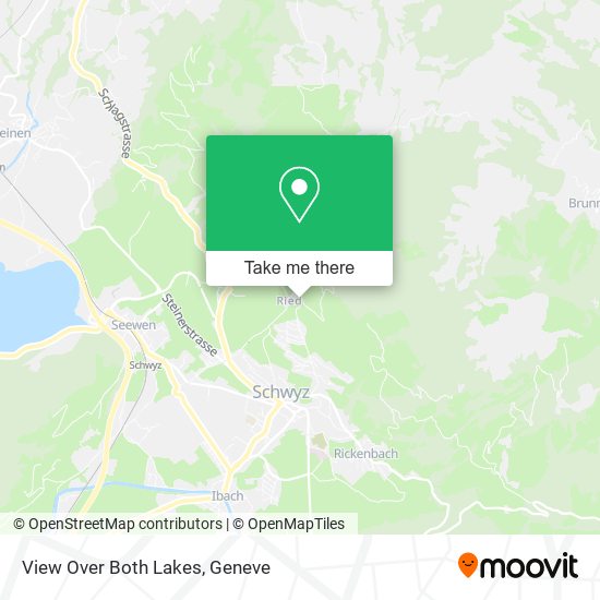 View Over Both Lakes map