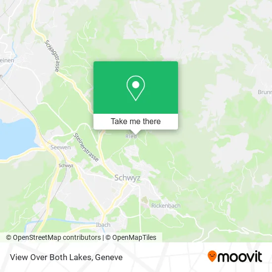View Over Both Lakes map