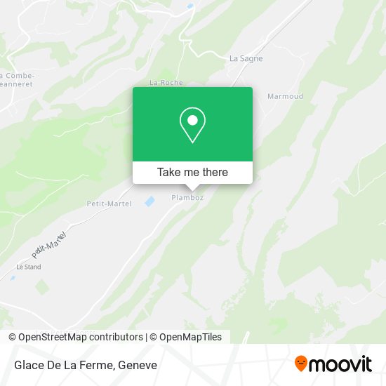 Glace De La Ferme map