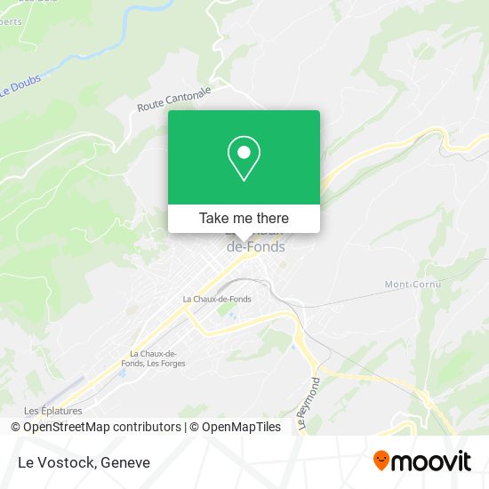 Le Vostock map