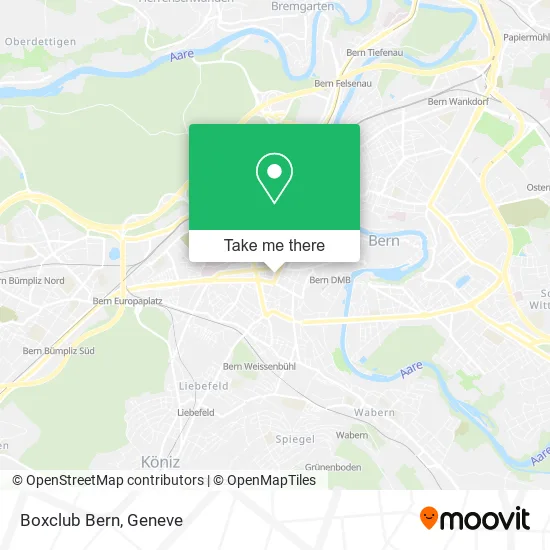 Boxclub Bern map