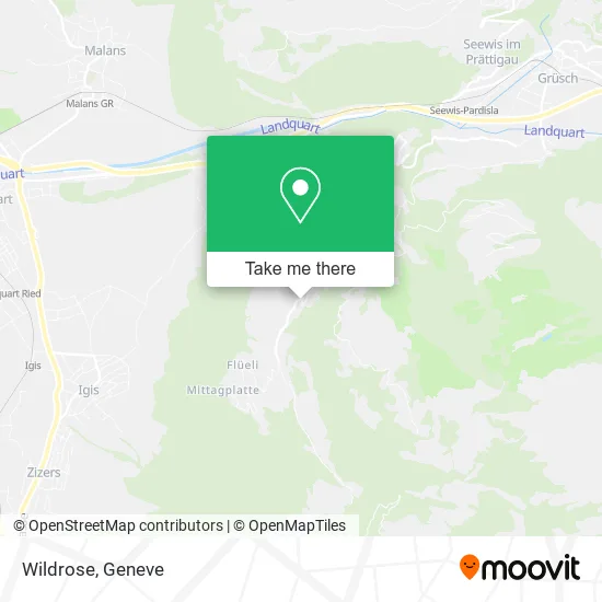 Wildrose map