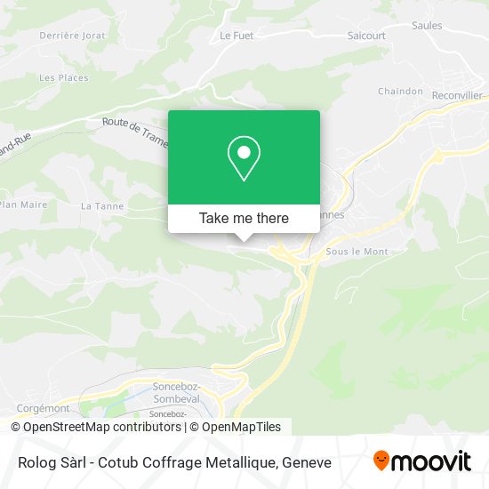 Rolog Sàrl - Cotub Coffrage Metallique map