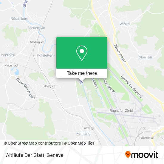 Altläufe Der Glatt map