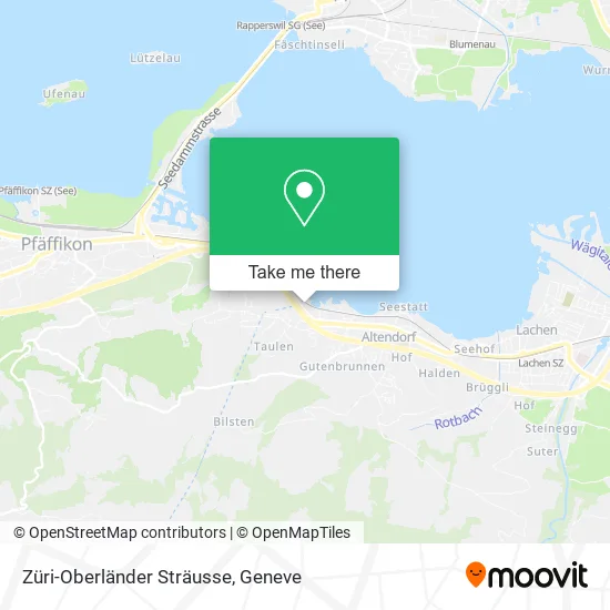 Züri-Oberländer Sträusse map