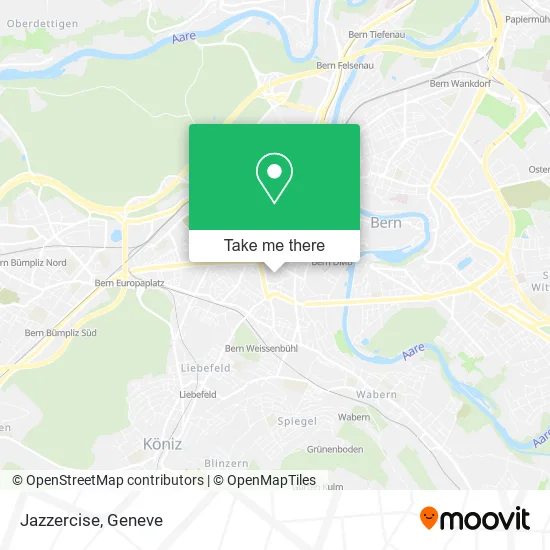 Jazzercise map