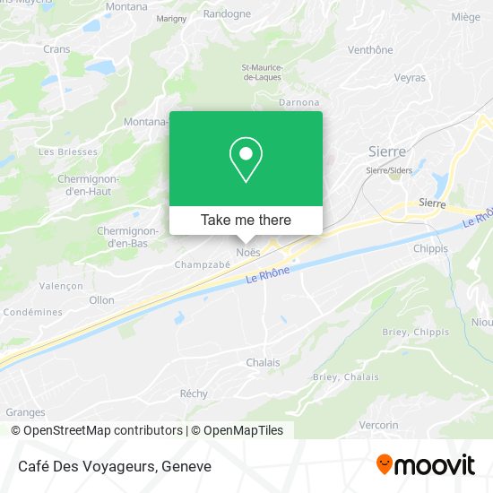 Café Des Voyageurs map