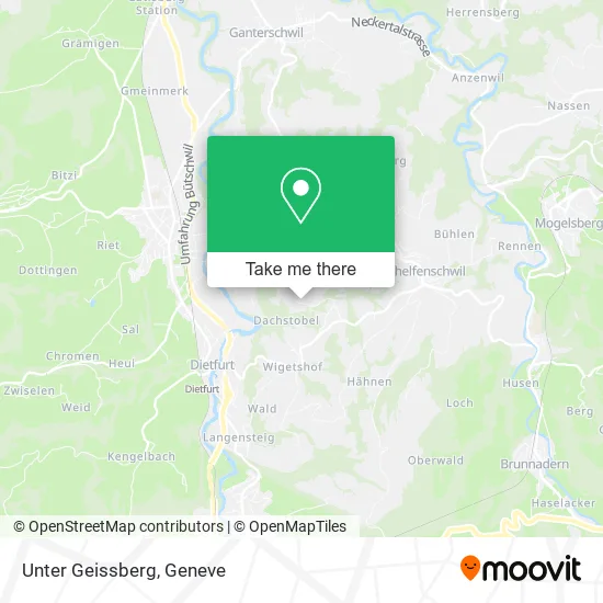 Unter Geissberg map