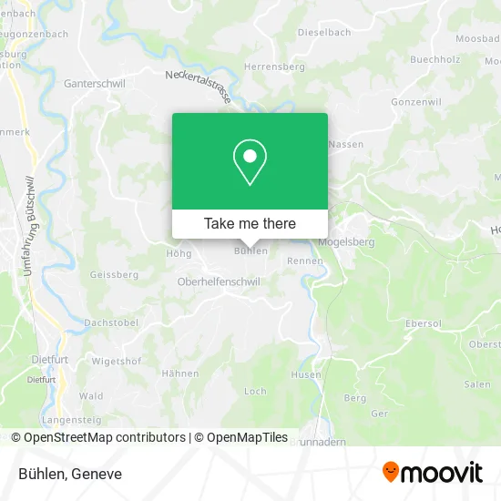 Bühlen map