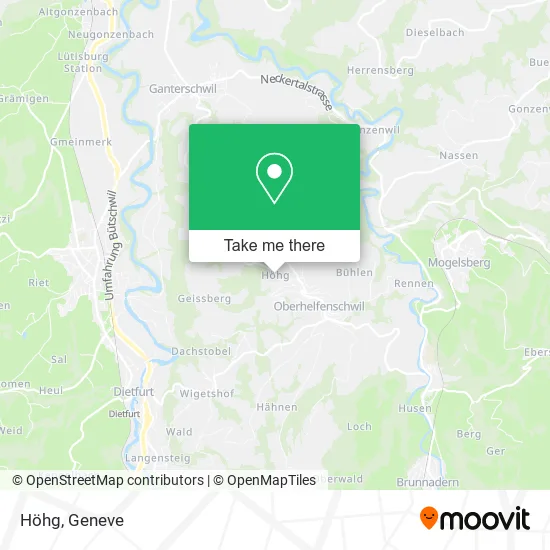 Höhg map