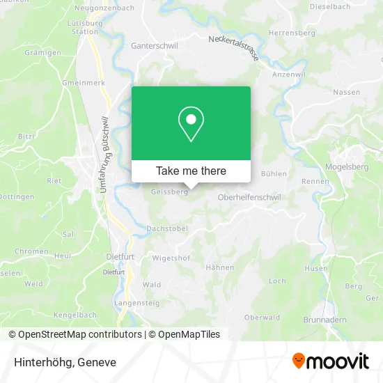 Hinterhöhg map