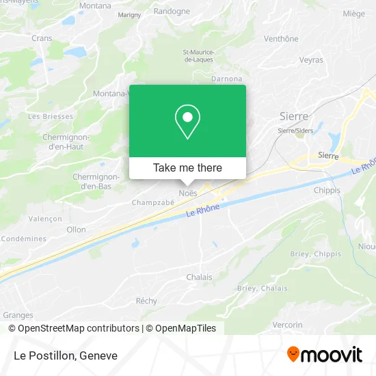 Le Postillon map