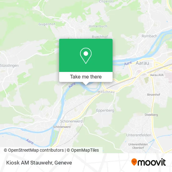Kiosk AM Stauwehr map