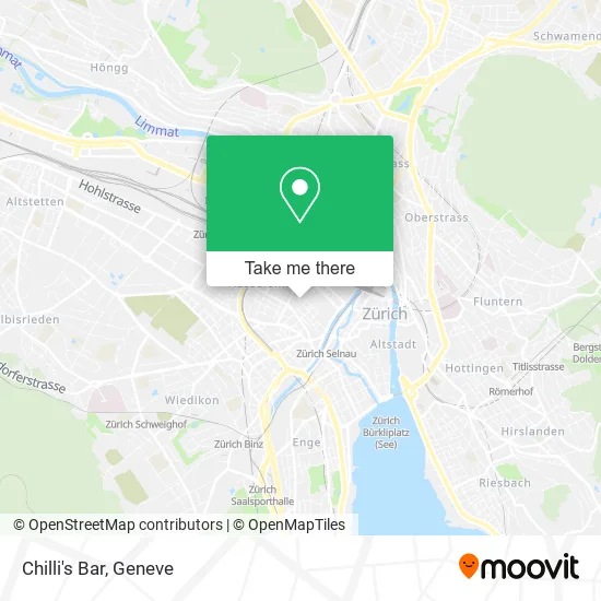 Chilli's Bar map