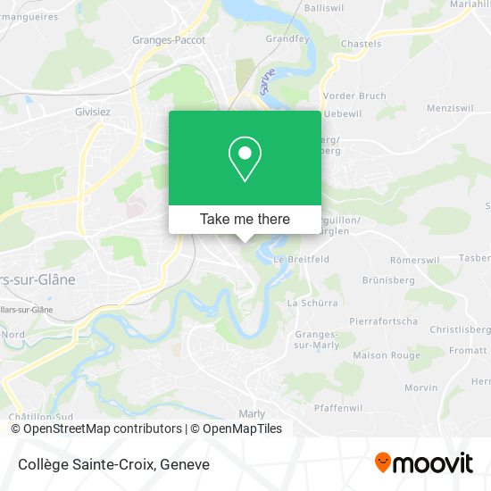 Collège Sainte-Croix map