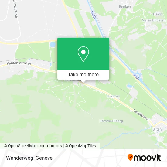 Wanderweg map