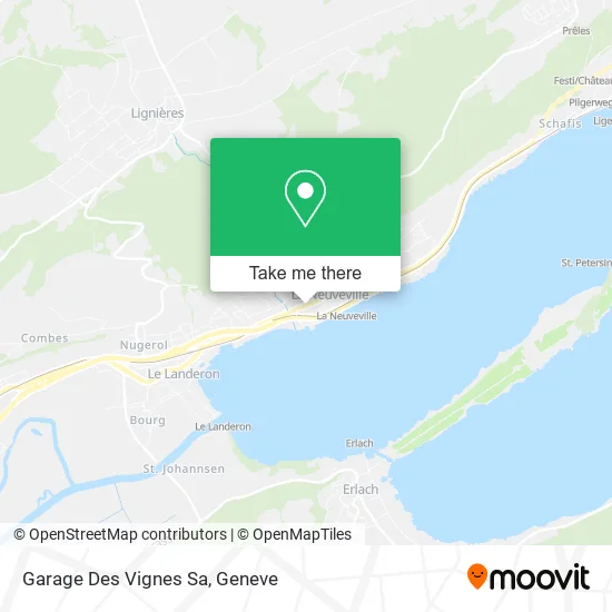 Garage Des Vignes Sa map