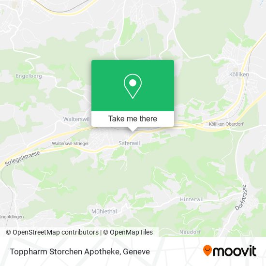 Toppharm Storchen Apotheke map