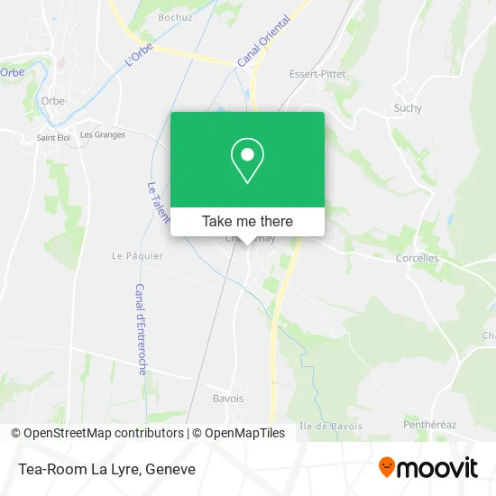 Tea-Room La Lyre map