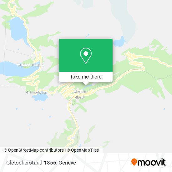 Gletscherstand 1856 map