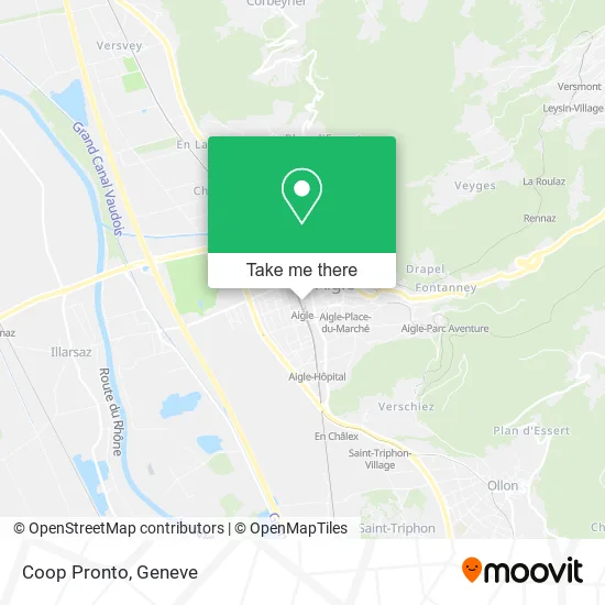 Coop Pronto map