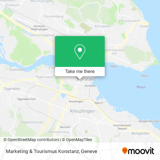 Marketing & Tourismus Konstanz map