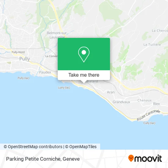 Parking Petite Corniche map