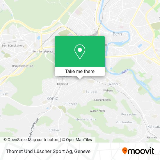 Thomet Und Lüscher Sport Ag map