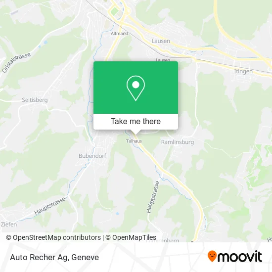 Auto Recher Ag map