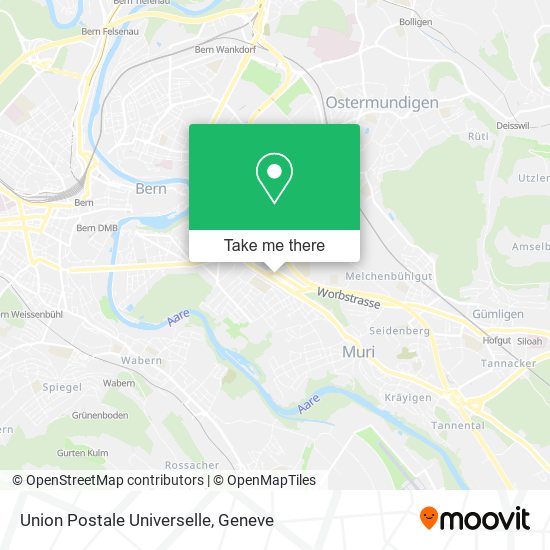 Union Postale Universelle map