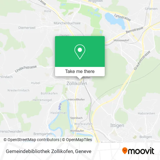 Gemeindebibliothek Zollikofen map