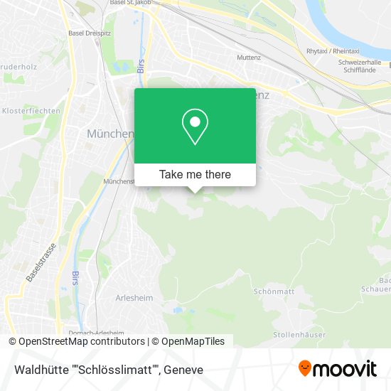 Waldhütte ""Schlösslimatt"" map