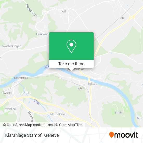 Kläranlage Stampfi map