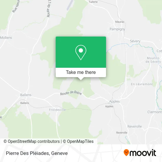 Pierre Des Pléiades map