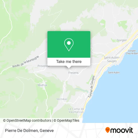 Pierre De Dolmen map