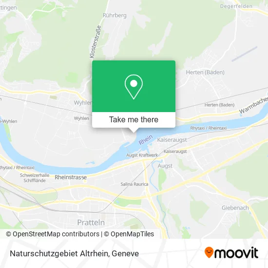 Naturschutzgebiet Altrhein map