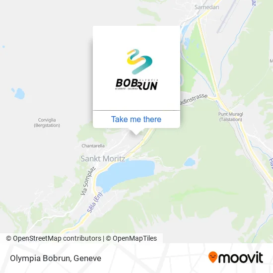 Olympia Bobrun map