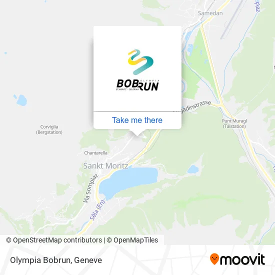 Olympia Bobrun map