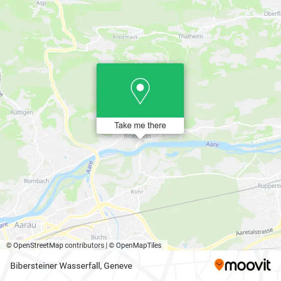Bibersteiner Wasserfall map