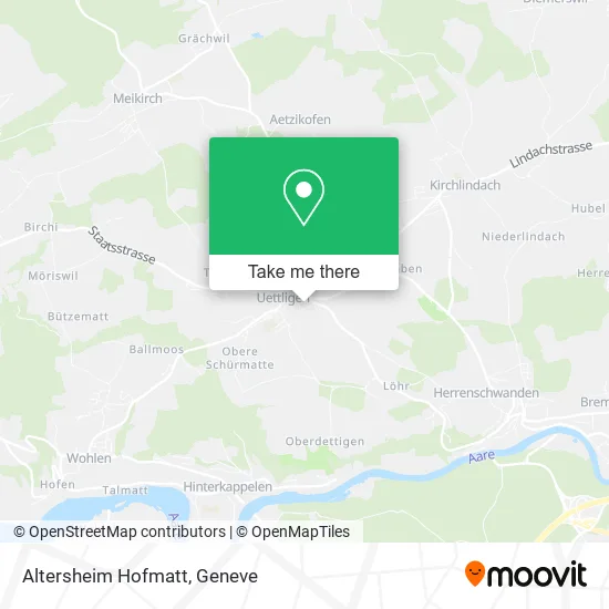 Altersheim Hofmatt map