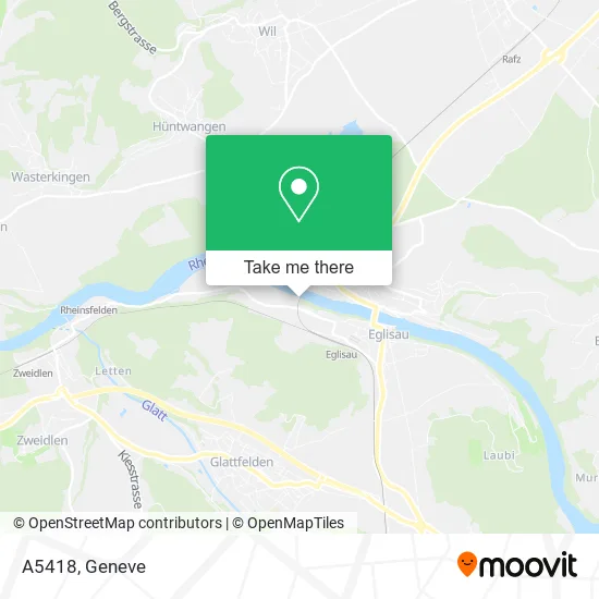 A5418 map