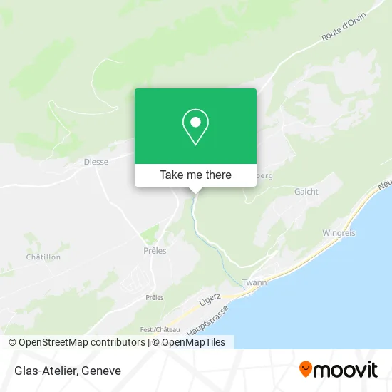 Glas-Atelier map