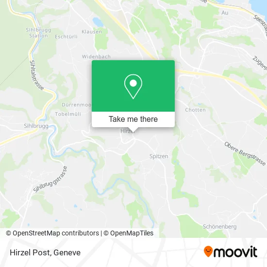 Hirzel Post map