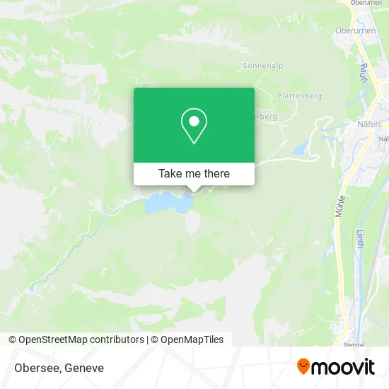 Obersee map