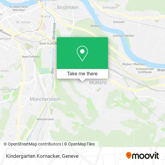 Kindergarten Kornacker map