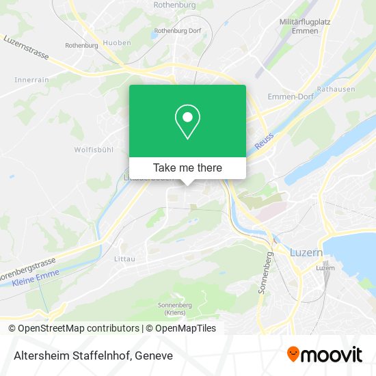 Altersheim Staffelnhof map