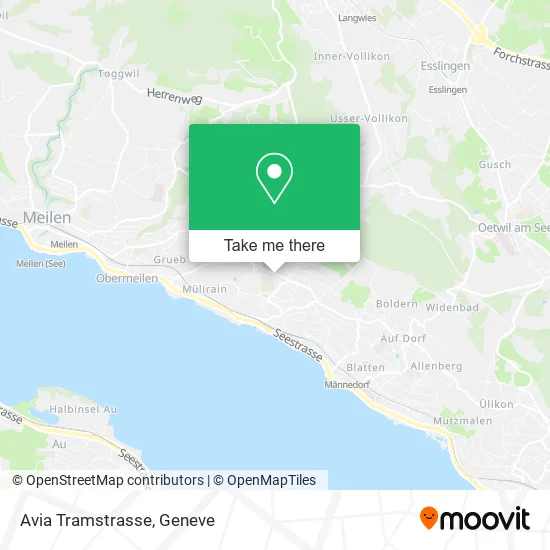 Avia Tramstrasse map