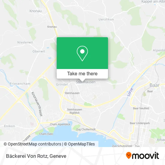 Bäckerei Von Rotz map