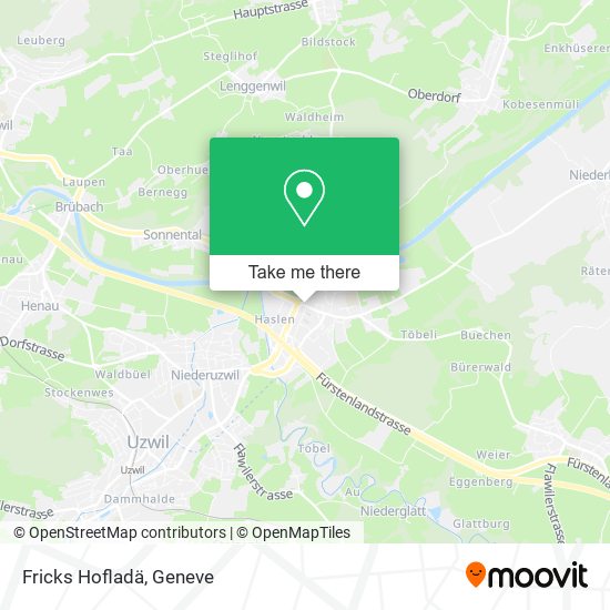 Fricks Hofladä map